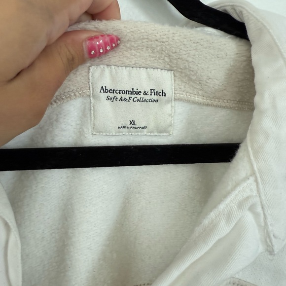 Abercrombie & Fitch White Polo Shirt - Picture 2 of 4